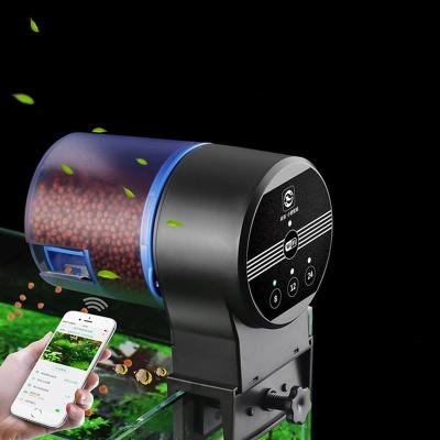 China Viable Automatic Moisture-proof Automatic Electric Food Vending Machine Feeder Fish Aquarium Fish Tank Timer Mobile APP Control for sale