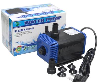 China RS-4200 RS-5200 RS-6200 RS-7200 Viable Submersible Fountain RS-4200 RS-5200 RS-7200 Water Fountain Pump Filter Fish Pond Aquarium Water Pump Tank for sale