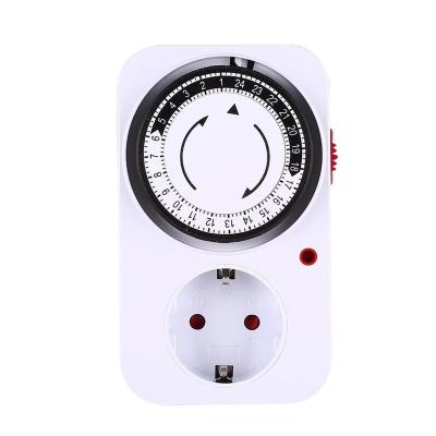 China Residential/Multi-Purpose Wifi Smart Plug 24 Hour Smart Plug Aquarium Timer Automatically Turn On Off Mini Mechanical Plug-in Time Switch New for sale