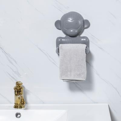 China Toilet Hand Made Towel Rack Monkey Wall Box Tissue Resin Paper Animal Holder for sale