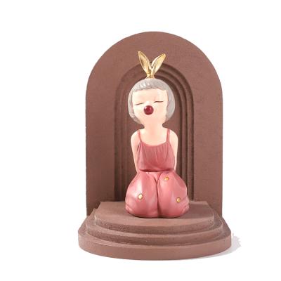 China Candy Girl Modern Handmade Contemporary Luxury Book End Home Bookend for sale