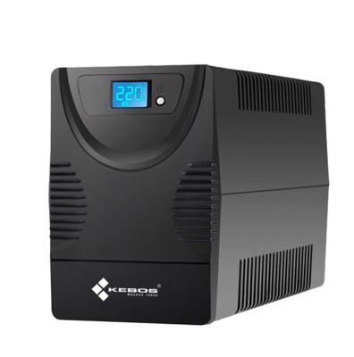 China KebosPower PG3000 VA Sine Wave UPS Battery Backup Power Supply Medical Simulated LCD 1800W LED Offline Line UPS for sale