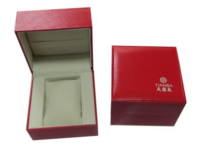 China LEATHERETTE SQUARE WATCH BOXES, PLASTIC WATCH BOXES for sale