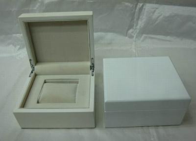 China White High Glossy Painting Wooden Watch Boxes for sale