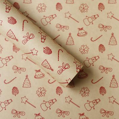 China Exclussive Flower Bouquet Wrapping Paper Gift Wrapping Paper 0.76*2 m for sale