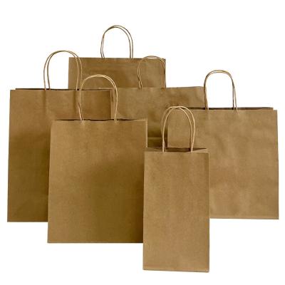 China Wholesale Disposable Custom Paper Packaging Bag Paper Food Packaging Paper Bags With Your Own Logo for sale