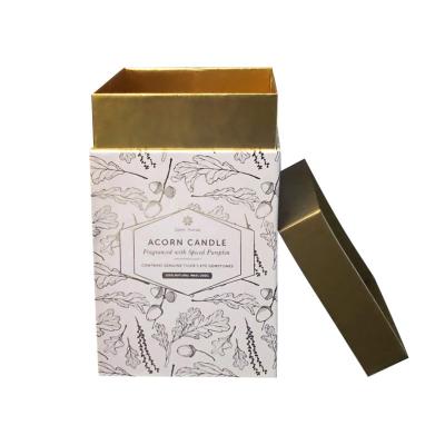 China Recycled Materials Classic Luxury High Quality Candle Packaging Boxes for sale