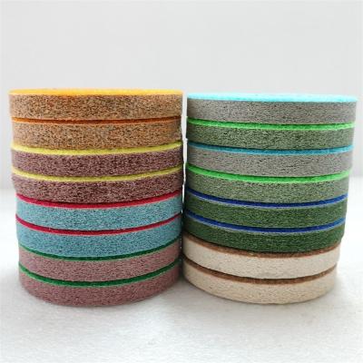 China Granite Polishing Flexible Diamond Sponge Polishing Pad 3inch 4inch Marble Stone Sponge Pads Wet Polish Pad Tool for sale