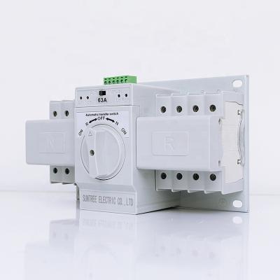 China Suntree Distribution Power System Auto Transition Switch 6A~63A High Quality Transfer Switch for sale