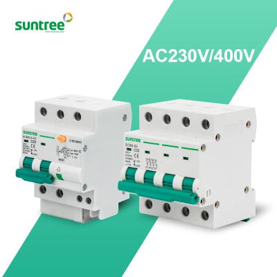 China A 230V 400V AC 3 Phase Type 20 Amp Earth Leakage Electrical Circuit Breaker With Overload ELCB RCBO RCD for sale