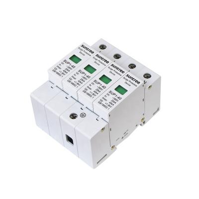 China PV system 1P 2P 3P 3P 4P 220V 230V 375V 380V suntree surge protection device AC SPD up to 150KA for sale