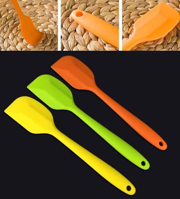 China 10 Inches Kitchen Non-stick Silicone Spatula/Heat Resistant Spatula Spoon for sale