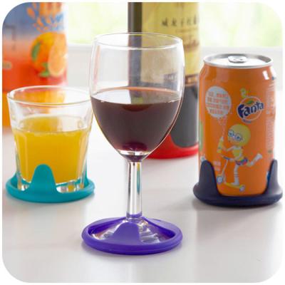 China New Arrival Useful Fationable Silicone Goblet mat Silicone Drink Coasters for sale