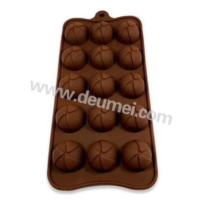 China OEM Factory Direct Sale Silicone Sphere with Fan Design Chocolate Mold for sale