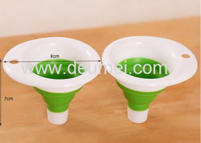 China Wholesale Eco-friendly FDA Collapsible Silicone Funnel Expandable Small Funnel OEM Design for sale