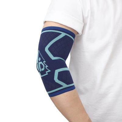 China Provide Anti-Slip High Elastic Support Guard Adjustable Elbow Sleeve With Elbow Guard for sale