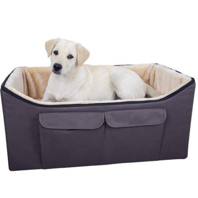 China Portable Travel Pet Bed Watchdog Booster Car Seat For Small Animals for sale