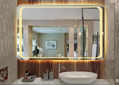 China Hotel Hidden Magic Mirror TV Glass Thickness 5mm High Resolution WIFI Supported for sale