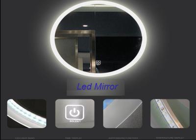 China Stylish Salon Smart Mirror Tv Illuminated Rectangle Shape With Wide View Angle for sale