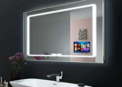 China Anti - Fog 65 Inch Waterproof Mirror TV Smart Type Wide View Angle High Resolution for sale