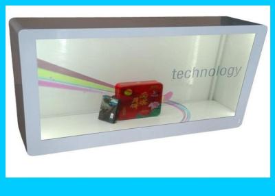 China 46 Inch Transparent Touch Screen Window Showcase USB Input For Retail for sale