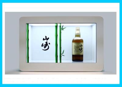 China See Through Transparent LCD Showcase 46 Inch With Tempered Glass Wearproof for sale