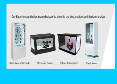 China 4K Transparent See Through LCD Displays Showcase for Jewellery Exhibition for sale