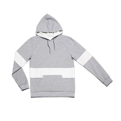 China Breathable loose high quality custom printing long sleeve color block hoodie clothing cotton pullover for sale