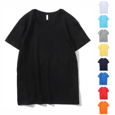 China Wholesale High Quality Plain Custom T Shirts 100% Cotton Men Short Sleeve Shirt Anti Shrink Logo Printed Black for sale