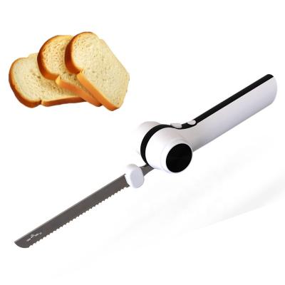 China Disposable Serrated Stainless Steel Cake Knife With Removable Sharp Sensor Blade Security Edge Smart Kitchen Knife for sale