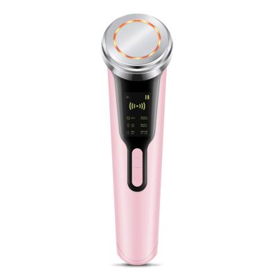 China Rechargeable Portable Handy Ultrasonic Dark Circles Rejuvenation Beauty Care Device Vibration Massager For Face for sale