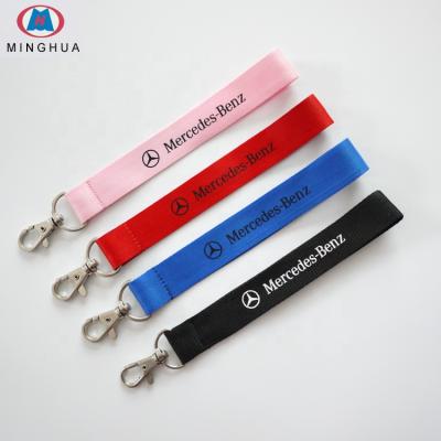 China Wrist Strap For Printing High Quality Wrist Strap Silk Screen Key Chain With Zinc Alloy Metal Clip for sale