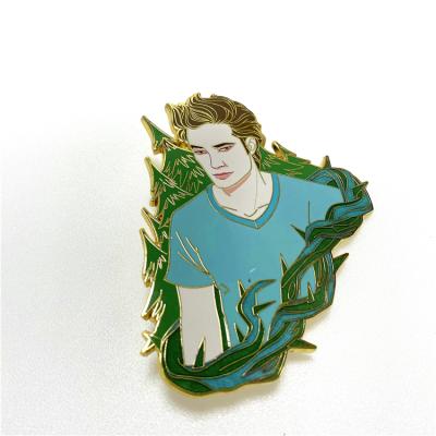 China Fashion Hot Unique Cute Anime China Factory Sale Custom Metal Brooch Pin for sale