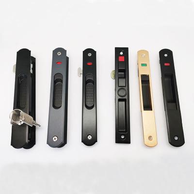 China Modern Aluminum Door And Window Accessories Security Sliding Latches Locked Open With Key for sale