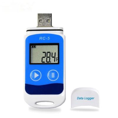 China High Accuracy Universal Testing Machine Xiuda RC-5+ LCD Display USB Temperature Data Logger Recorder 32000 counts for sale