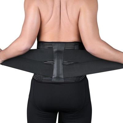 China Adult Best Comfort Breathable Mesh Self-Adhesive Lumbar Support Waist Back Belt for sale