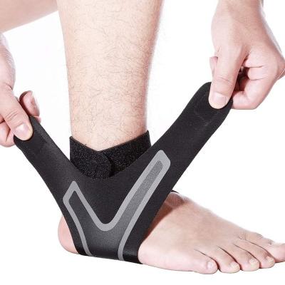 China Lightweight Comfortable Elastic Neoprene Prevent Sprained Ankle Brace Wrap For Ligament Injury for sale