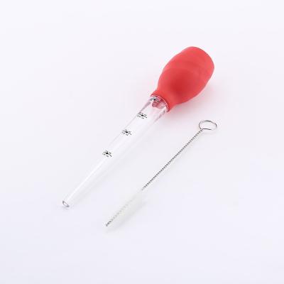 China Cooking Plastic Meat Dropper Oil Baster Injector Turkey Baster for sale