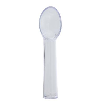 China 2022 Best Price Plastic Hot Item Transparent Plastic Ice Cream New Scoop Ice Cream Tools for sale