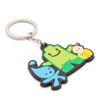 China Wholesale custom logo best quality promotion gift factory rubber soft pvc key chain for sale