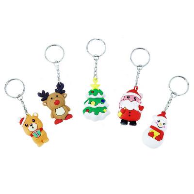 China Christmas Gift & Promotion Gift Customized New Design Christmas Gift And Key Promotion Gift 3D PVC Chain for sale