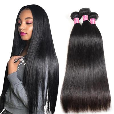 China Straight Brazilian Virgin Bundles Cuticle Aligned Double Drawn Hair Raw Hair Bundles Wholesale Hair Bundles for sale