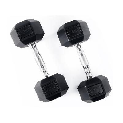 China Portable Hex Dumbbell Gym Fitness Body Exercise Dumbbell Indoor Plastic Set for sale