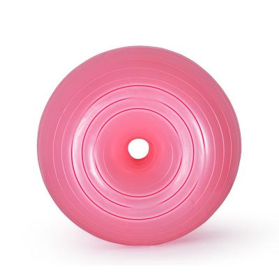 China Durable Custom Logo High Quality Shape Yoga Apple Inflatable Ball Sports Donut Ball for sale