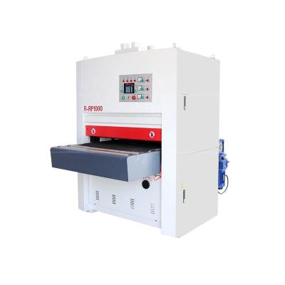 China Woodworking Process Woodworking Machinery Wide Belt Door Cabinet MDF Automatic Plywood Solid Wood Polish Sanding Calibrating Polishing Sander for sale