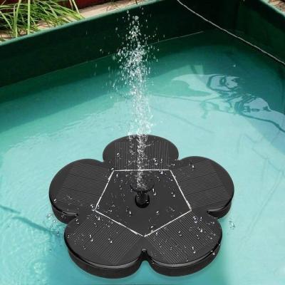 China Eclectic Solar Pump Floating Water Fountain for Bird Bath Pond Garden Decoration Solar Panel Water Pump Kit for sale