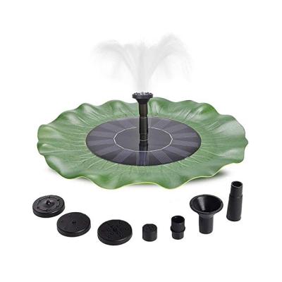 China Eclectic High Quality Solar Powered Garden Lotus Leaf Fountain/Solar Floating Fountain/Pool Floating Solar Fountain for sale