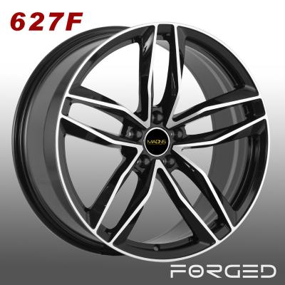 China WHEELSHOME RS6 627F 18inch 19inch 5 Spokes Aluminum Black Gunmetal Alloy Forged Wheels for sale