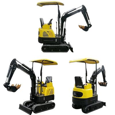 China Ce EPA Mini Excavator Construction\Agriculture 2 Ton 1 Ton 1.7 Ton Mini Excavator With Competitive Prices for sale