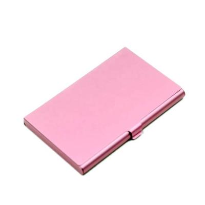 China 2020 New Arrival Convenient Ultra Thin Metal Business Card Case Name Card Holder Business Name Competitive Card Case for sale